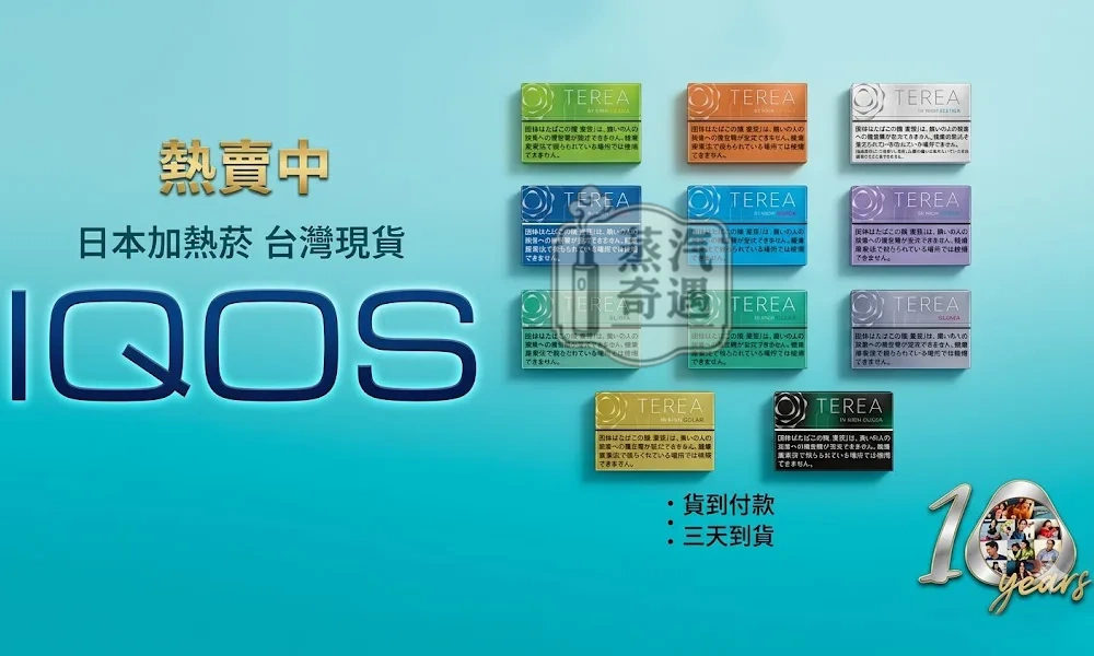 【30種口味】日本 TEREA 煙彈｜ILUMA 專用｜整條裝 10 包入 日本原装进口現貨