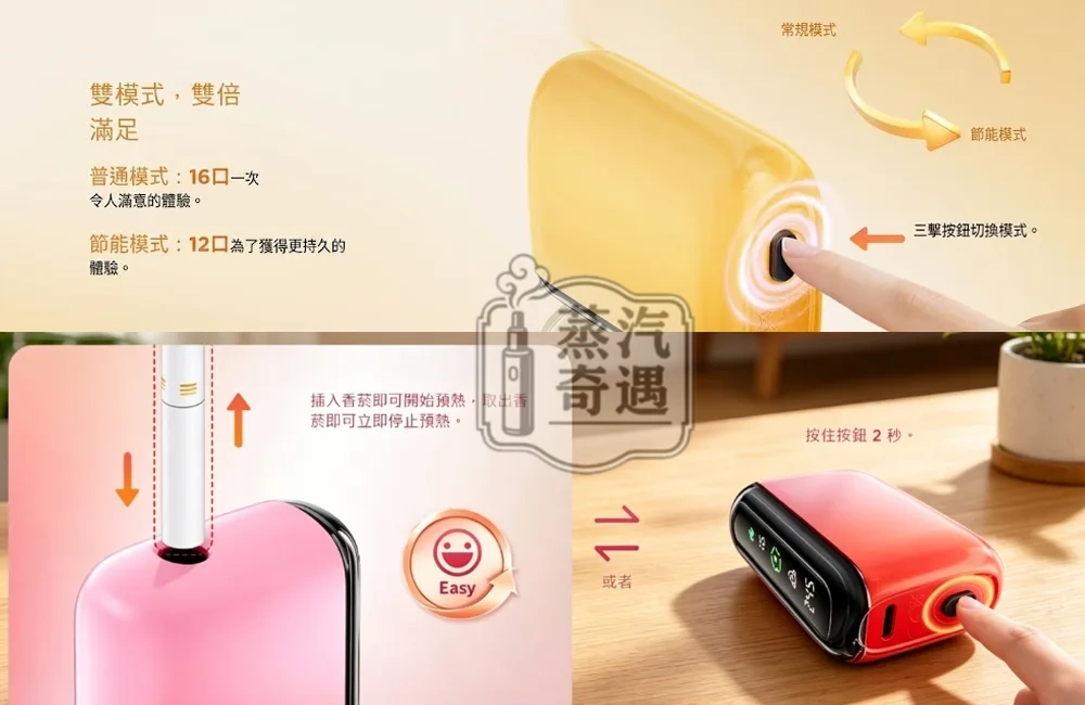 Fasoul Q1 Pro 二回機5色現貨|IQOS ILUMA相容加熱菸主機|一彈兩抽・20支續航 加熱菸二次機推薦