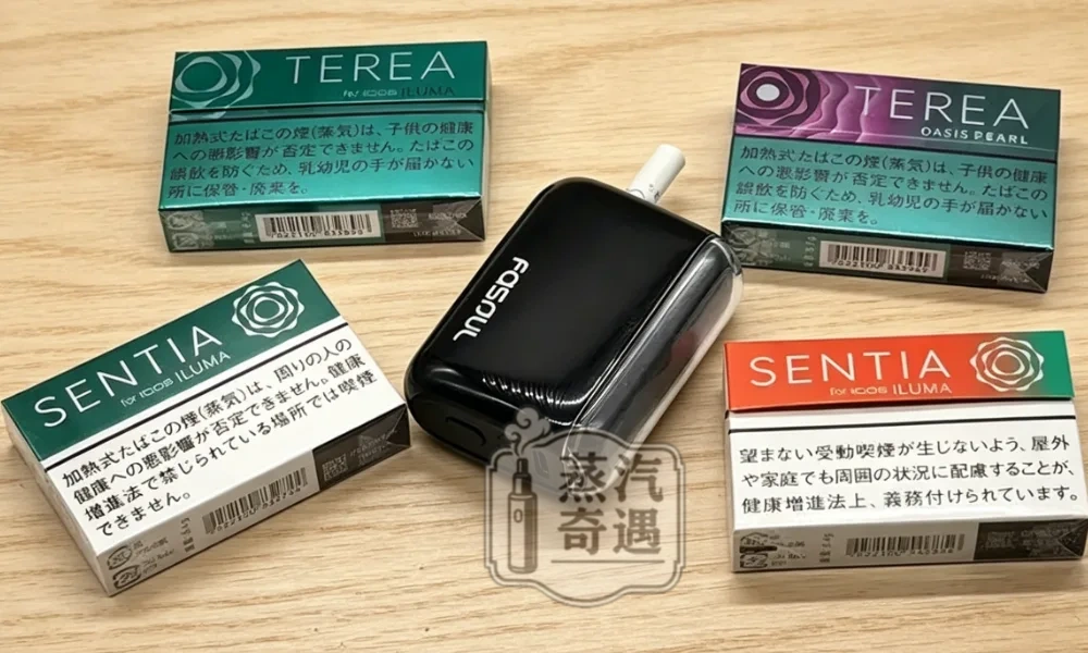 Fasoul Q1 二回機黑色現貨｜TEREA一彈兩抽｜商務質感款3D環繞加熱・LCD螢幕・15支續航 上班族推薦輕巧便攜