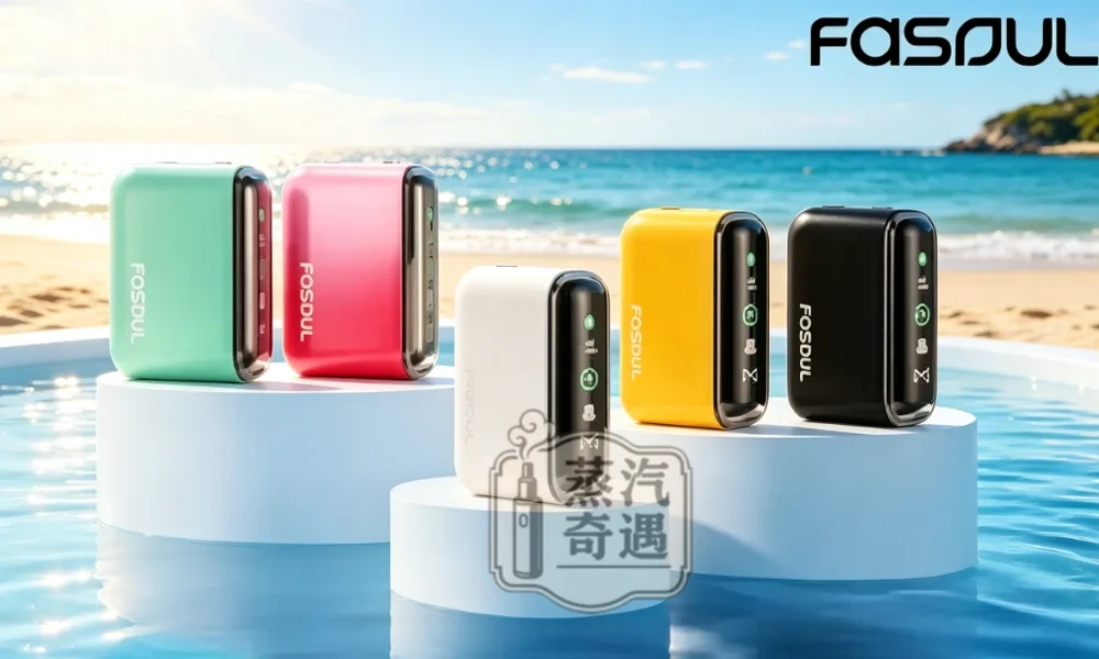 Fasoul Q1 二回機5色現貨｜IQOS ILUMA 相容主機｜TEREA 一彈兩抽加熱菸主機｜3D環繞加熱・LCD螢幕・15支續航