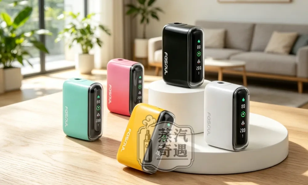 Fasoul Q1 二回機5色現貨｜IQOS ILUMA 相容主機｜TEREA 一彈兩抽加熱菸主機｜3D環繞加熱・LCD螢幕・15支續航
