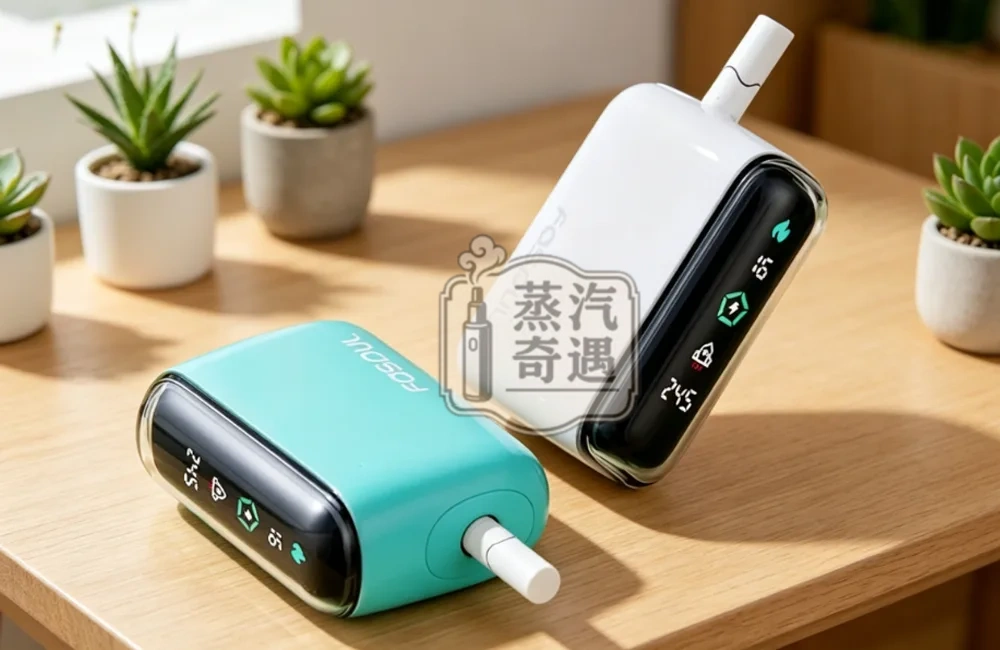 Fasoul Q1 二回機5色現貨｜IQOS ILUMA 相容主機｜TEREA 一彈兩抽加熱菸主機｜3D環繞加熱・LCD螢幕・15支續航