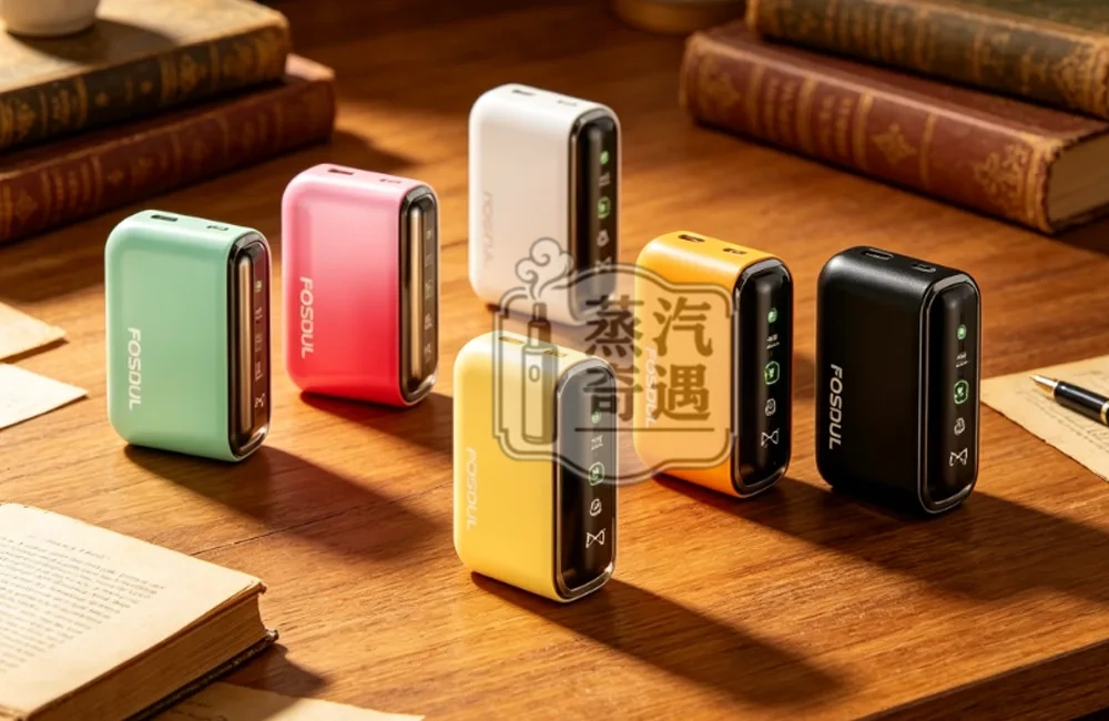 Fasoul Q1 二回機5色現貨|IQOS ILUMA 相容主機|TEREA 一彈兩抽加熱菸主機|3D環繞加熱・LCD螢幕・15支續航