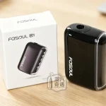 Fasoul Q1 二回機黑色現貨｜TEREA一彈兩抽｜商務質感款3D環繞加熱・LCD螢幕・15支續航 上班族推薦輕巧便攜