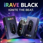 IRAVE 二回機黑色現貨｜相容 TEREA / SENTIA 煙彈・一支煙彈可抽兩次・37口高效二次加熱主機